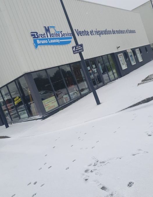 Brest sous la neige !