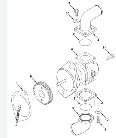 Déstockage d’un raccordement sortie d’eau Cummins …