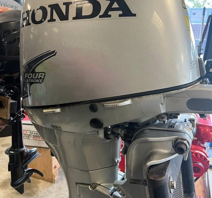 HONDA BF-40-LRTD MOTEUR OCCASION-RÉVISÉ DEMARAGE ÉLECTRIQUE POWER TRIM ARBRE LONG…