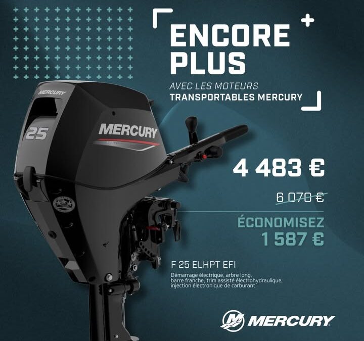 🚤 Le Mercury 25 CH : puissance et performance au…